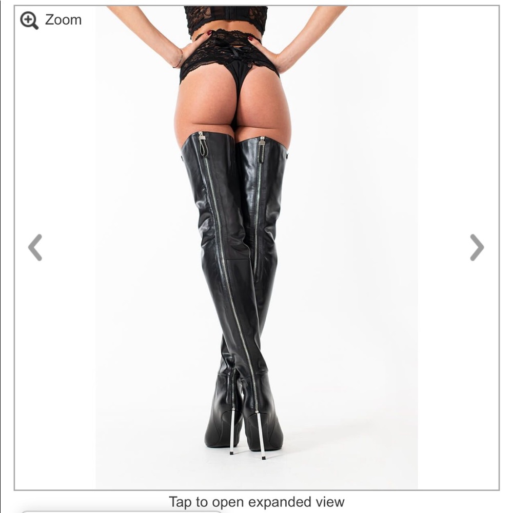 Arollo Long Overknee Boots Lizzy Full Length Zipper